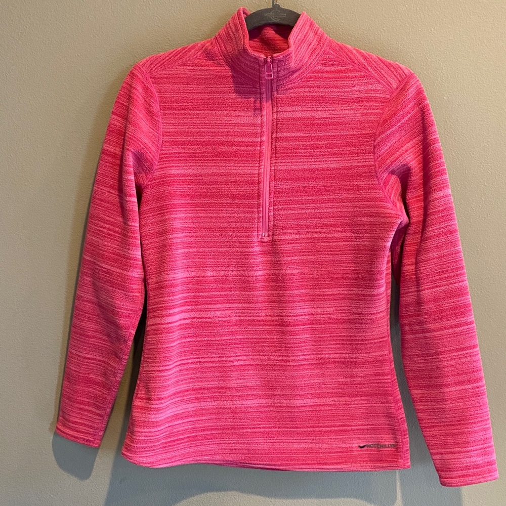 Hot Chillys Women's Pink Half-Zip Fleece